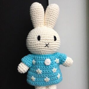 Just Dutch Miffy Van Gogh Almond Blossom Crocheted Soft Plush Toy